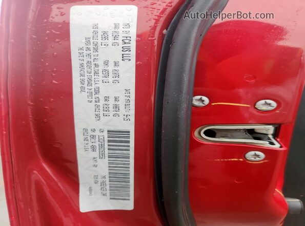 1C3CDFBB8GD539556 2016 DODGE DART Red VIN sticker view