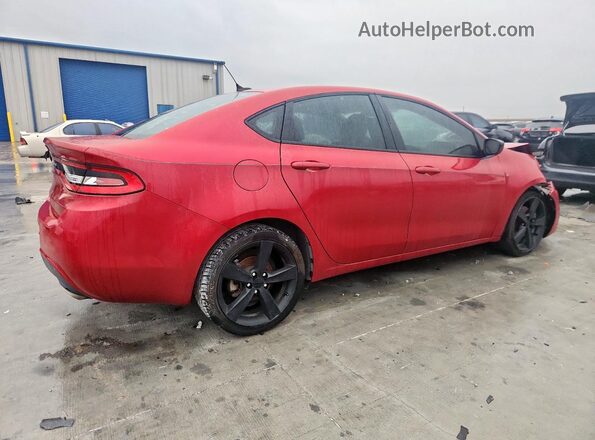 1C3CDFBB8GD539556 2016 DODGE DART Red Rear right