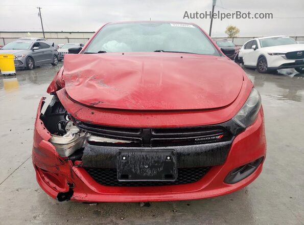 1C3CDFBB8GD539556 2016 DODGE DART Red Front view