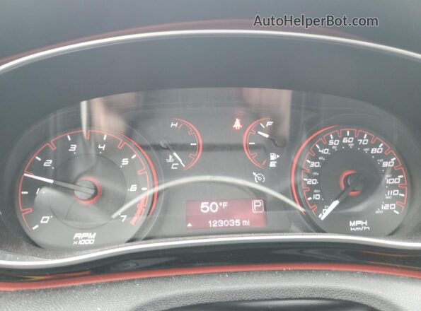 1C3CDFBB9GD635244 2016 DODGE DART Gray Instrument cluster view
