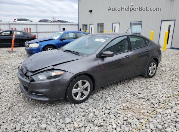 1C3CDFBB9GD635244 2016 DODGE DART Gray Front left