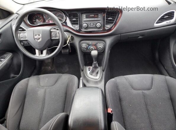 1C3CDFBB9GD635244 2016 DODGE DART Gray Dashboard view