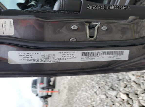 1C3CDFBB9GD635244 2016 DODGE DART Gray Engine compartment view