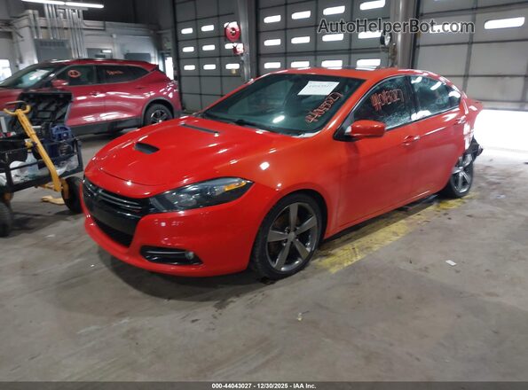 1C3CDFEB6GD624794 2016 DODGE DART Orange Vista tres cuartos delantera izquierda