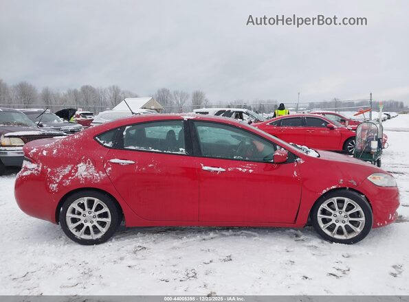 1C3CDFFA4GD816169 2016 DODGE DART Red Вид задньої частини салону