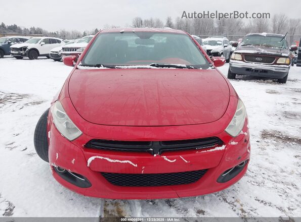 1C3CDFFA4GD816169 2016 DODGE DART Red Вид щитка приладів