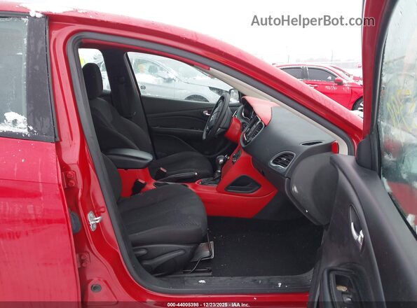 1C3CDFFA4GD816169 2016 DODGE DART Red Вид салону спереду