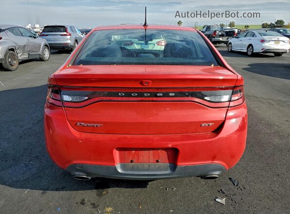 1C3CDFGBXGD823537 2016 DODGE DART Красный Вид сзади
