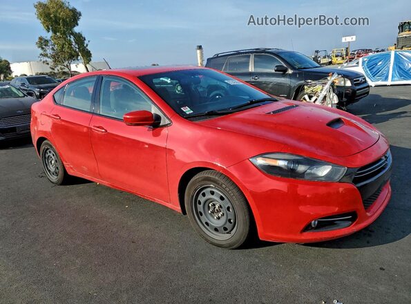 1C3CDFGBXGD823537 2016 DODGE DART Красный Передняя правая четверть