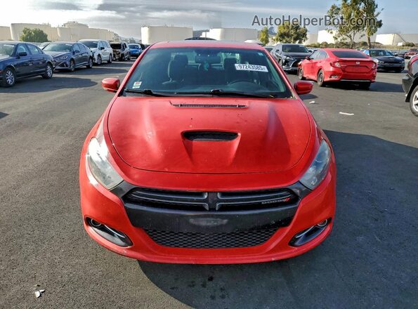 1C3CDFGBXGD823537 2016 DODGE DART Красный Вид спереди