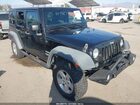 2016 Jeep Wrangler Unlimited Sport Black vin: 1C4BJWDG0GL128120