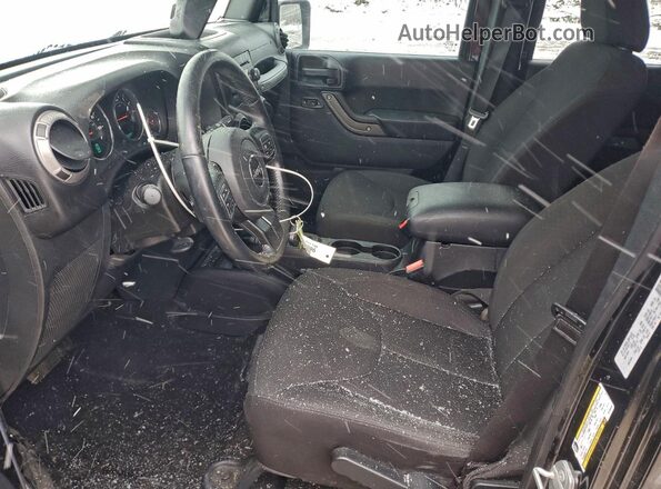 1C4BJWDG3GL265505 2016 JEEP WRANGLER Black Вид салону спереду