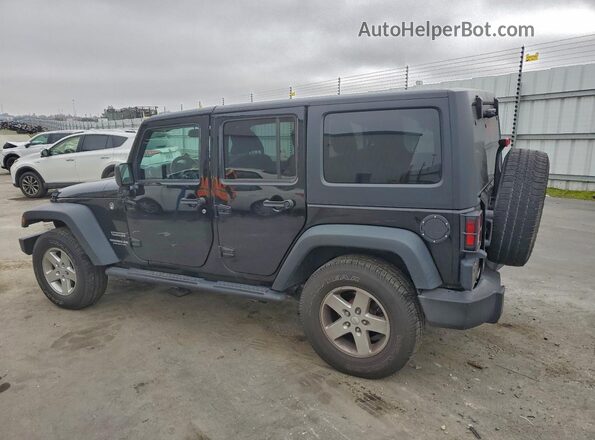 1C4BJWDG5GL298070 2016 JEEP WRANGLER Black Задня ліва чверть