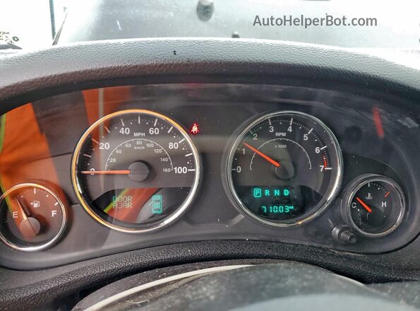 1C4BJWDG5GL298070 2016 JEEP WRANGLER Black Вид щитка приладів