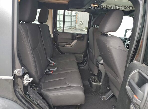1C4BJWDG5GL298070 2016 JEEP WRANGLER Black Вид задньої частини салону