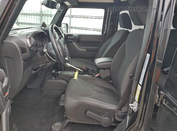1C4BJWDG5GL298070 2016 JEEP WRANGLER Black Вид салону спереду