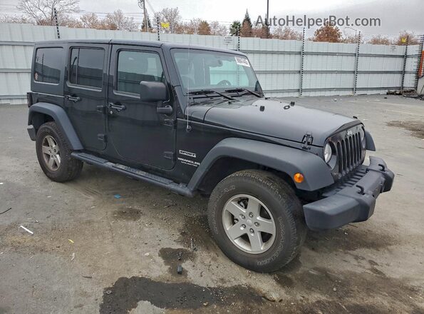 1C4BJWDG5GL298070 2016 JEEP WRANGLER Black Передня права чверть