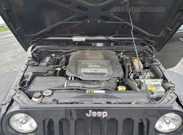 1C4BJWDG5GL298070 2016 JEEP WRANGLER Black Вид підкапотного простору
