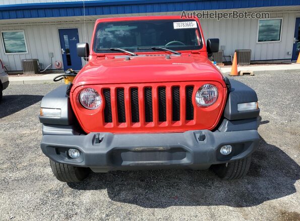 1C4HJXDG5MW515465 2021 JEEP WRANGLER Red Դիմացի տեսք