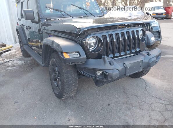 1C4HJXDN3MW744726 2021 JEEP WRANGLER UNLIMITED Black Front view