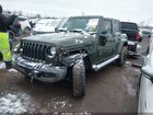2021 Jeep Wrangler Unlimited Sahara Altitude 4x4 Зеленый vin: 1C4HJXEM4MW561065