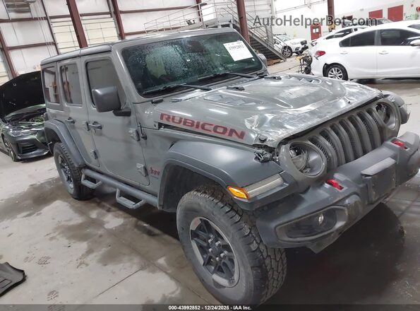 1C4HJXFN5KW546885 2019 JEEP WRANGLER UNLIMITED Серый Передняя правая четверть
