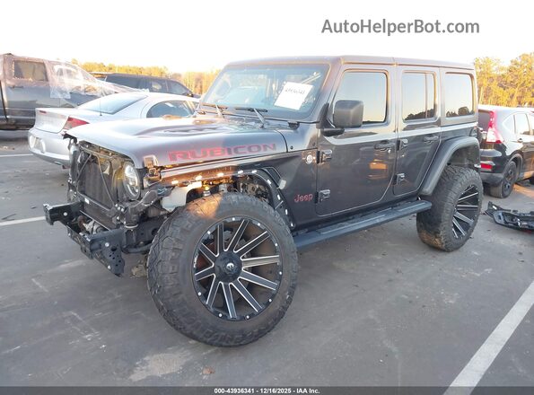 1C4HJXFN6LW222832 2020 JEEP WRANGLER UNLIMITED Серый Передняя левая четверть