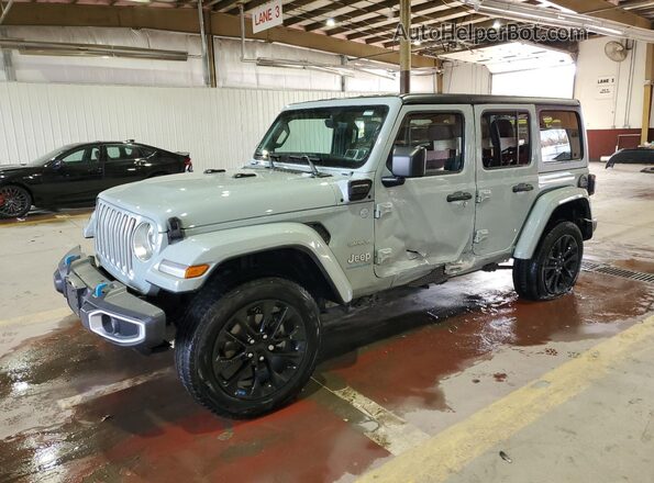 1C4JJXP60PW683975 2023 JEEP WRANGLER Серый Передняя левая четверть