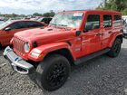 2022 Jeep Wrangler Unlimited Sahara 4xe Red vin: 1C4JJXP67NW178609