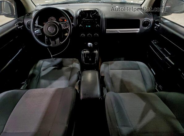 1C4NJDBB6GD756329 2016 JEEP COMPASS Black Вид панелі приладів