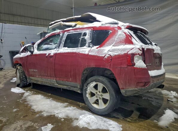 1C4NJDBB7GD522538 2016 JEEP COMPASS Maroon Rear left