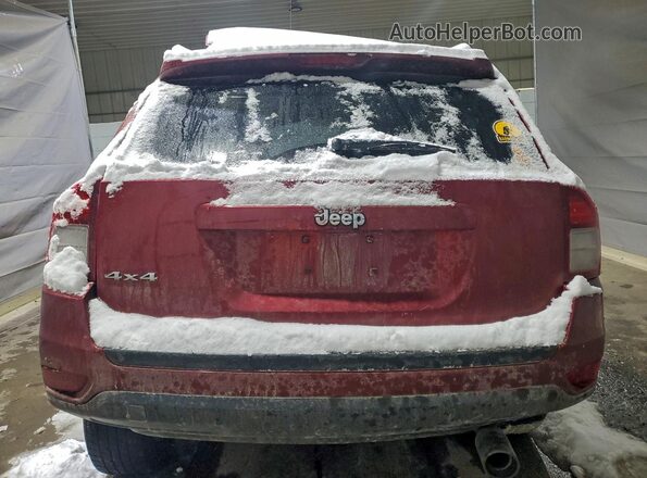 1C4NJDBB7GD522538 2016 JEEP COMPASS Maroon Rear view