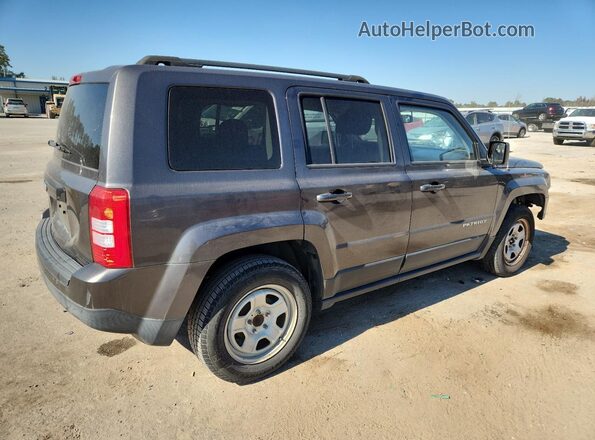 1C4NJPBA1GD693309 2016 JEEP PATRIOT Серый Задняя правая четверть