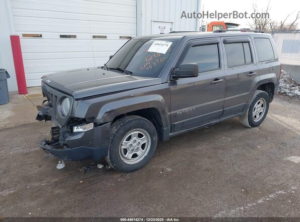 1C4NJPBA6GD575370 2016 JEEP PATRIOT Gray Front left