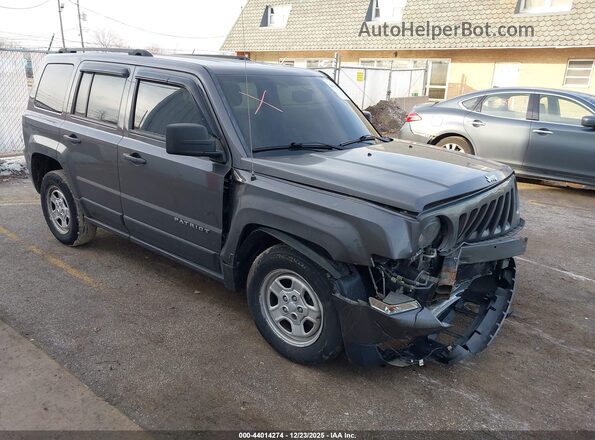 1C4NJPBA6GD575370 2016 JEEP PATRIOT Gray Front right