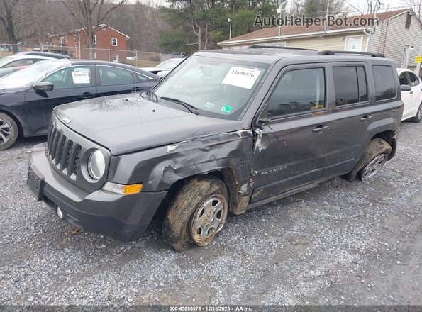 1C4NJRBB5HD145139 2017 JEEP PATRIOT Серый Передняя левая четверть