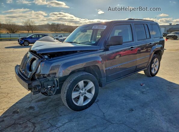 1C4NJRFB8HD159899 2017 JEEP PATRIOT Серый Передняя левая четверть