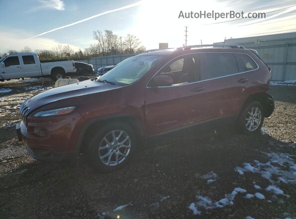 1C4PJLCB2HW549265 2017 JEEP CHEROKEE Red Vista tres cuartos delantera izquierda
