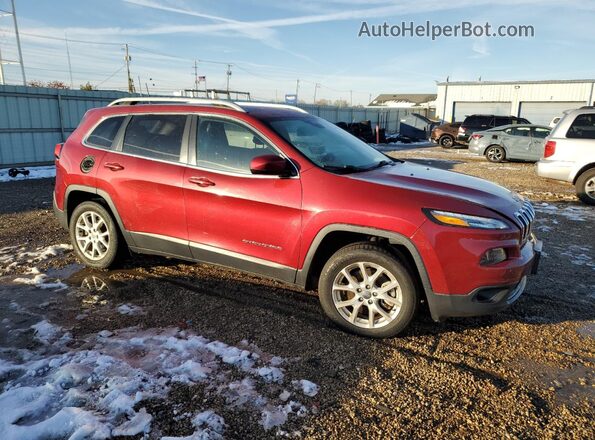 1C4PJLCB2HW549265 2017 JEEP CHEROKEE Red Delantero derecho
