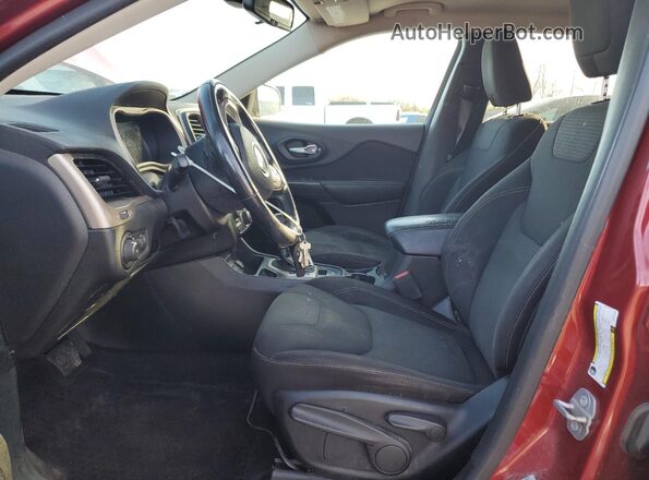 1C4PJLCB2HW549265 2017 JEEP CHEROKEE Red Vista interior delantera