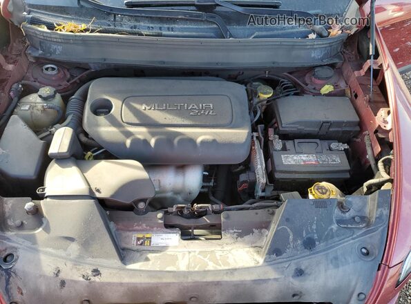 1C4PJLCB2HW549265 2017 JEEP CHEROKEE Red Vista del compartimento del motor