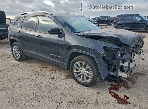 1C4PJLCB4MD136883 2021 JEEP CHEROKEE Black Передня права чверть