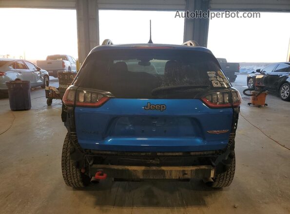 1C4PJMBX0MD203174 2021 JEEP CHEROKEE Blue უკანა ხედი