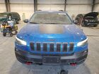 2021 Jeep Cherokee Trailhawk Blue vin: 1C4PJMBX0MD203174