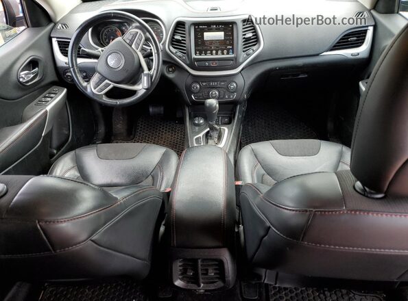 1C4PJMBX3JD508941 2018 JEEP CHEROKEE Черный Вид панели приборов