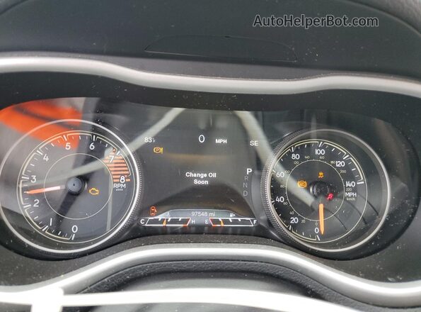 1C4PJMBX3JD508941 2018 JEEP CHEROKEE Черный Вид щитка приборов