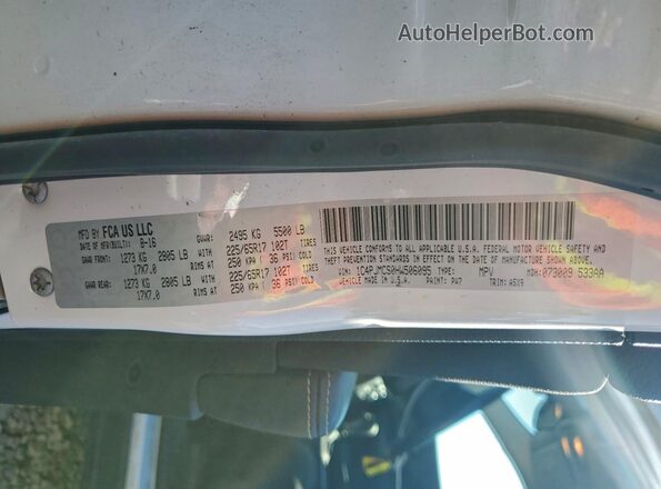 1C4PJMCS0HW506095 2017 JEEP CHEROKEE White Սալոնի 360 աստիճան տեսք