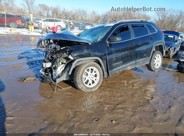 1C4PJMCS2HW620874 2017 JEEP CHEROKEE Черный Передняя левая четверть