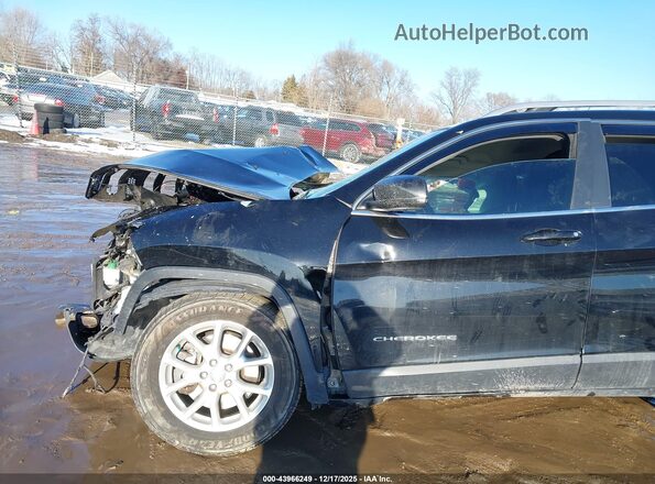 1C4PJMCS2HW620874 2017 JEEP CHEROKEE Черный Вид спереди