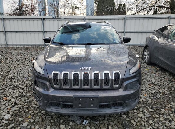 1C4PJMCS5HW556040 2017 JEEP CHEROKEE Black Widok z przodu